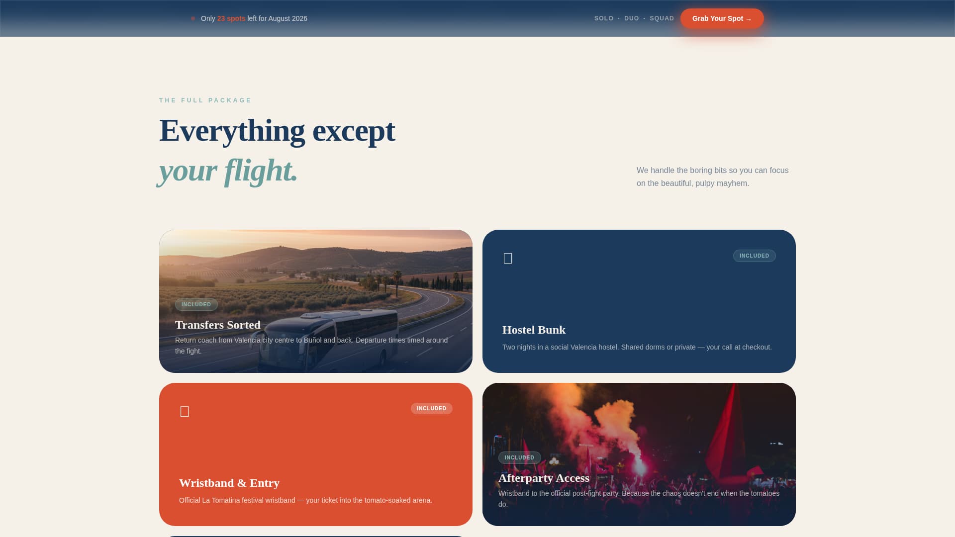 Fiesta - Immersive Festival Landing Page Template