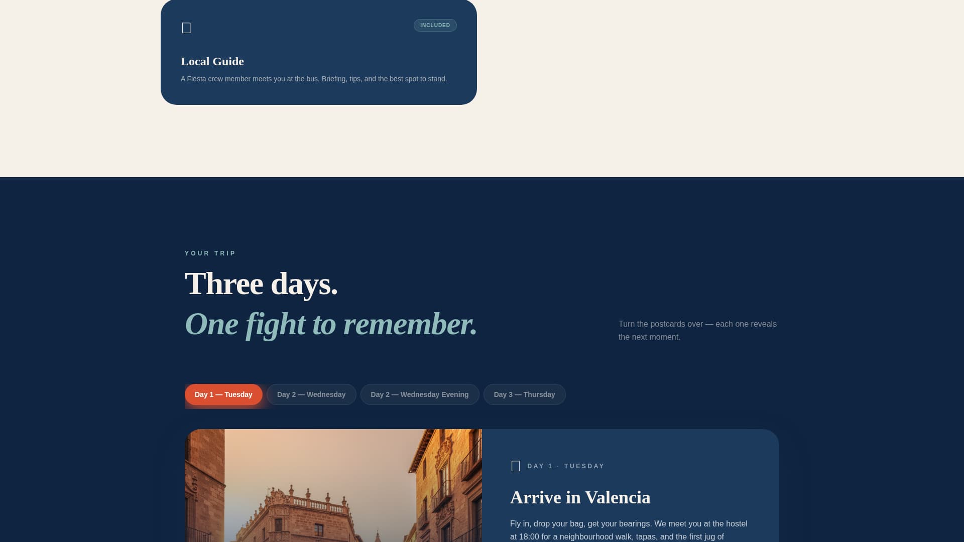 Fiesta - Immersive Festival Landing Page Template