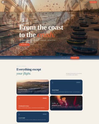 Fiesta - Immersive Festival Landing Page Template