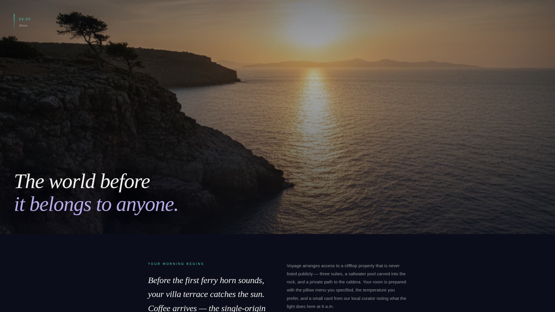 Luxury - Premium Travel Landing Page Template