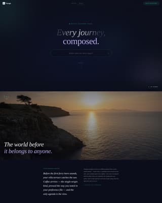 Luxury - Premium Travel Landing Page Template