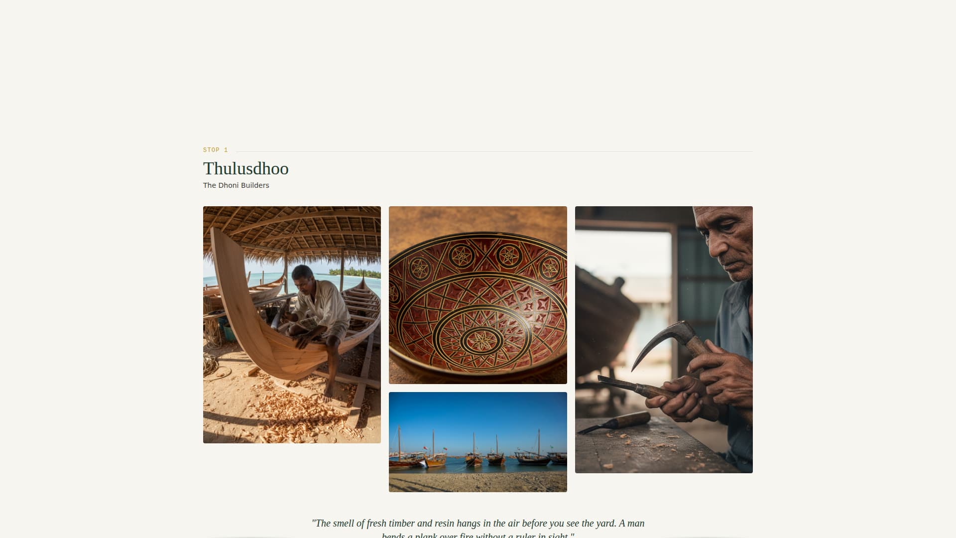 Dhoni - Immersive Cultural Landing Page Template