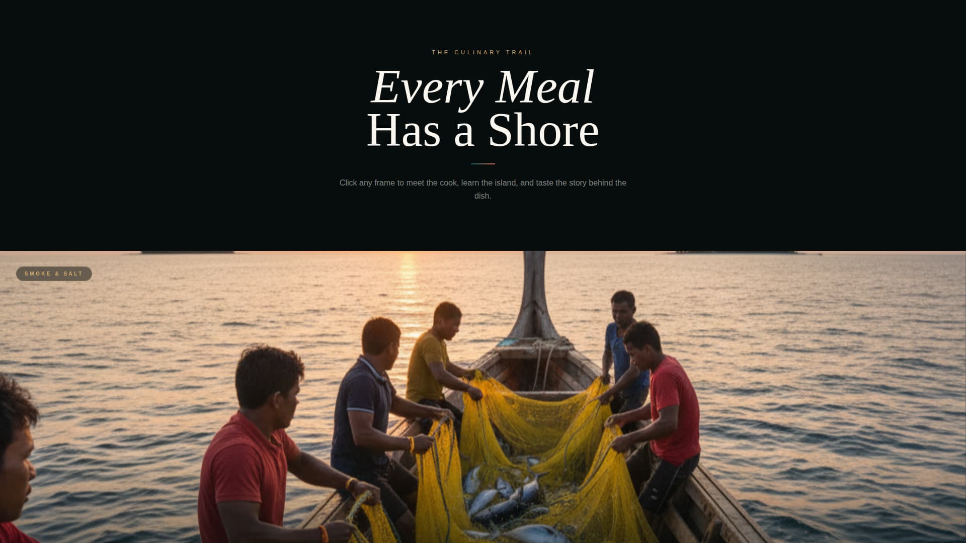 Savour - Immersive Culinary Landing Page Template