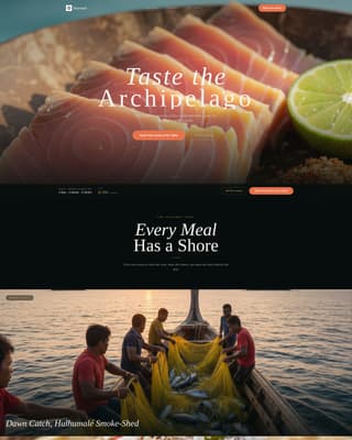 Savour - Immersive Culinary Landing Page Template
