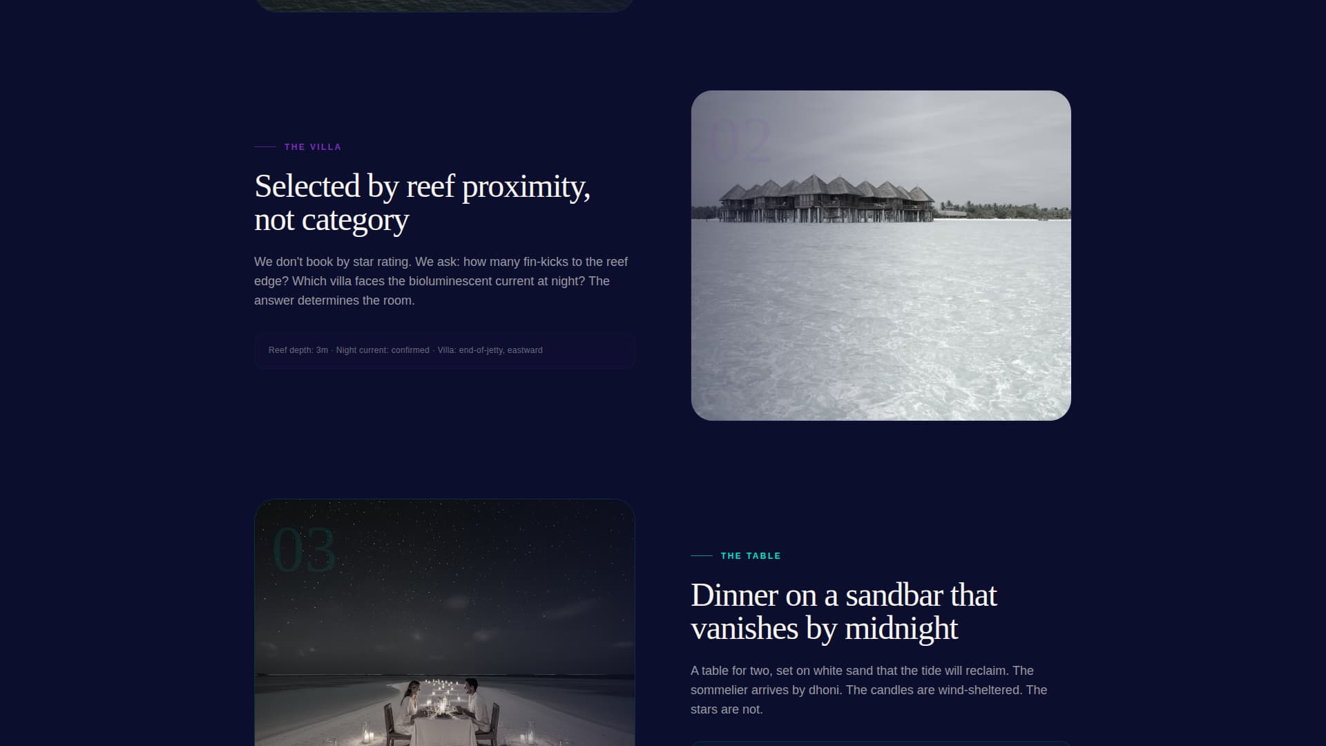 Atoll - Exclusive Maldives Landing Page Template