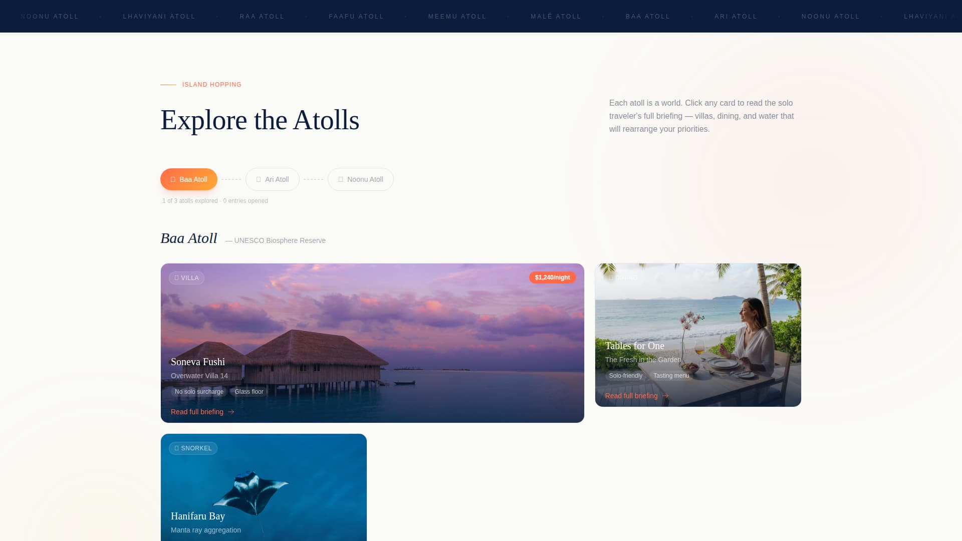Drift - Luxe Solotravel Landing Page Template