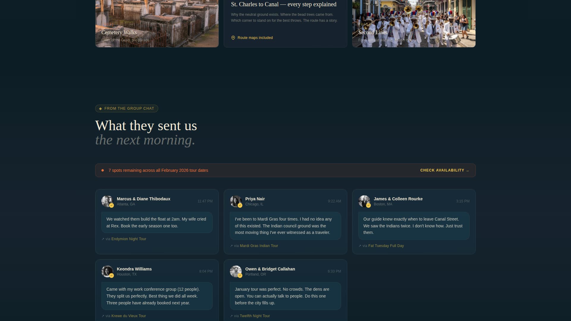 Krewe - Immersive Mardigras Landing Page Template