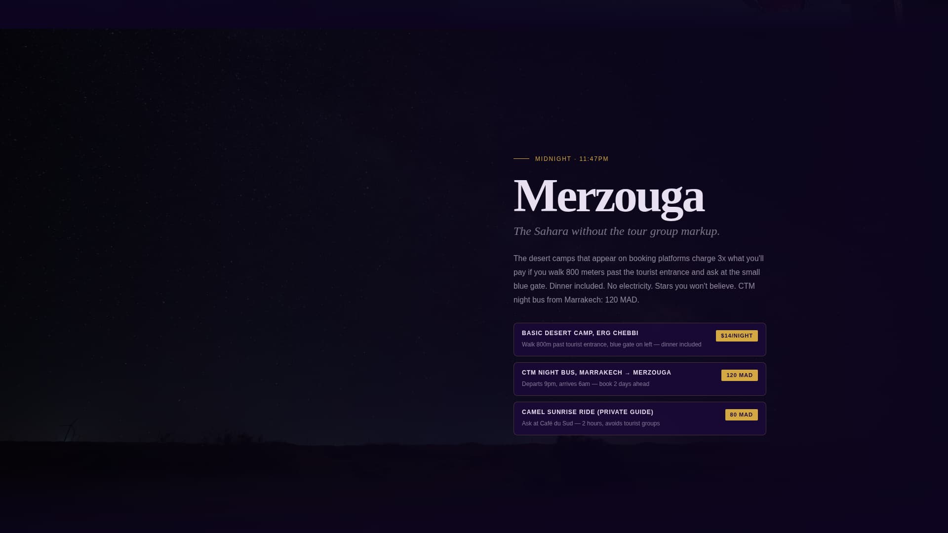 Morocco - Modern Budget Landing Page Template