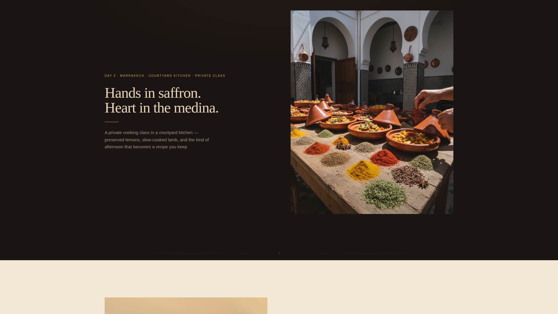 Riad - Enchanting Honeymoon Landing Page Template