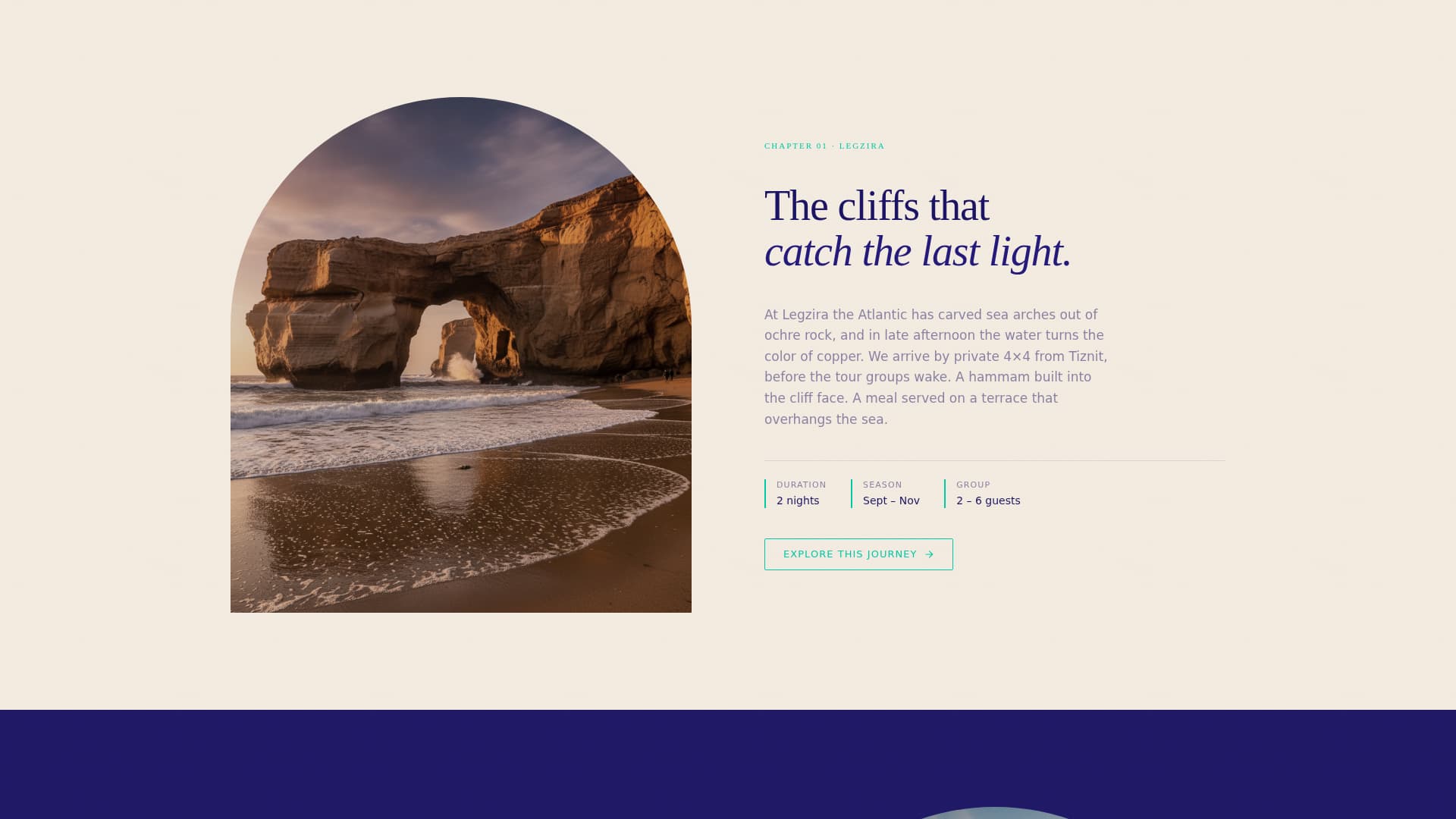 Morocco - Premium Luxury Landing Page Template