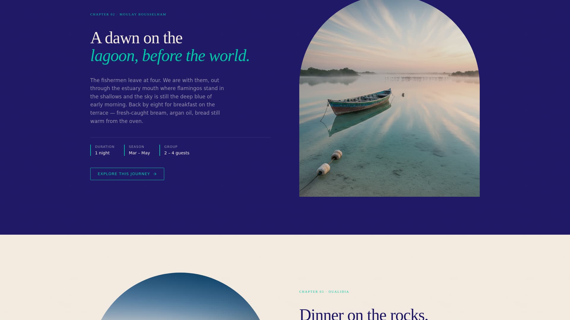 Morocco - Premium Luxury Landing Page Template