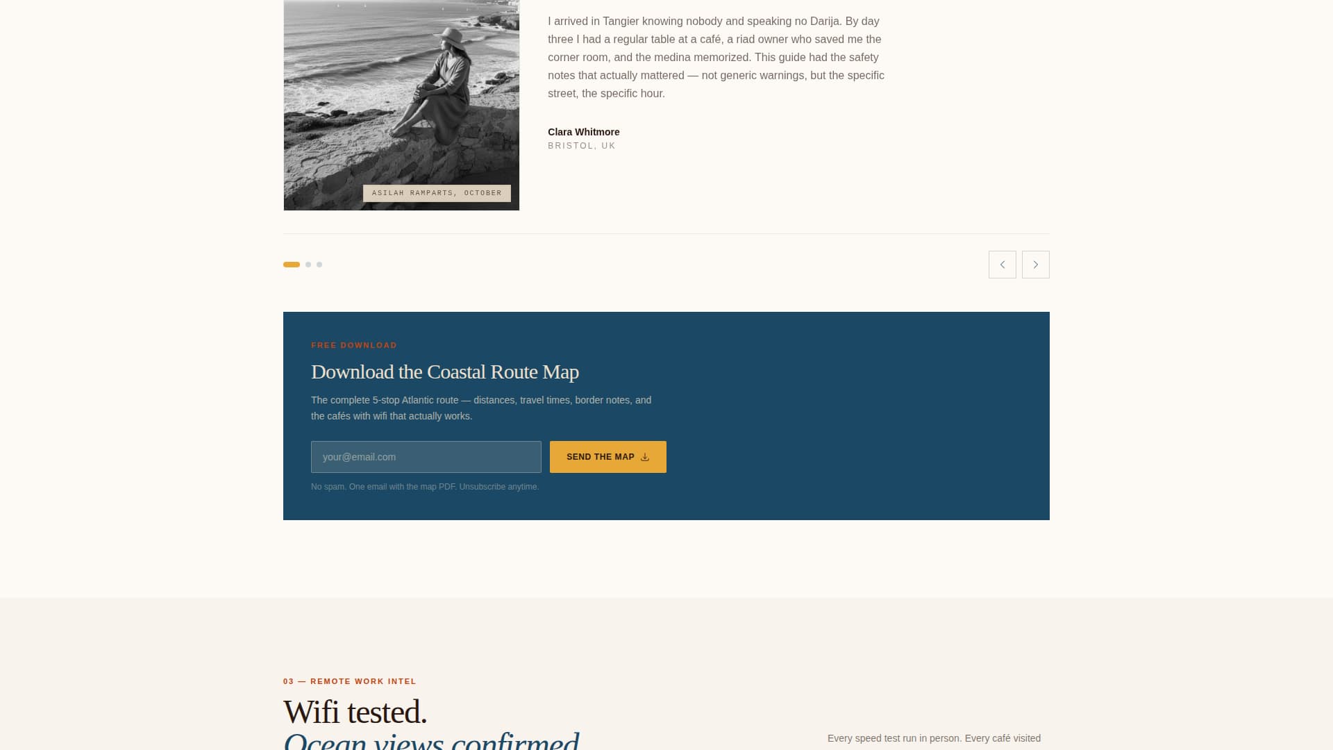 Riad - Breathtaking Morocco Landing Page Template