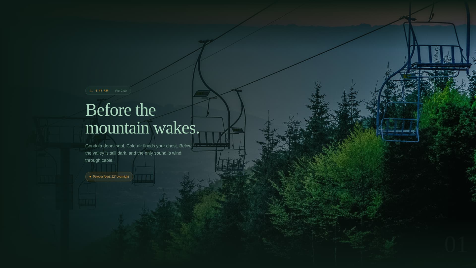 Summit - Immersive Resort Landing Page Template