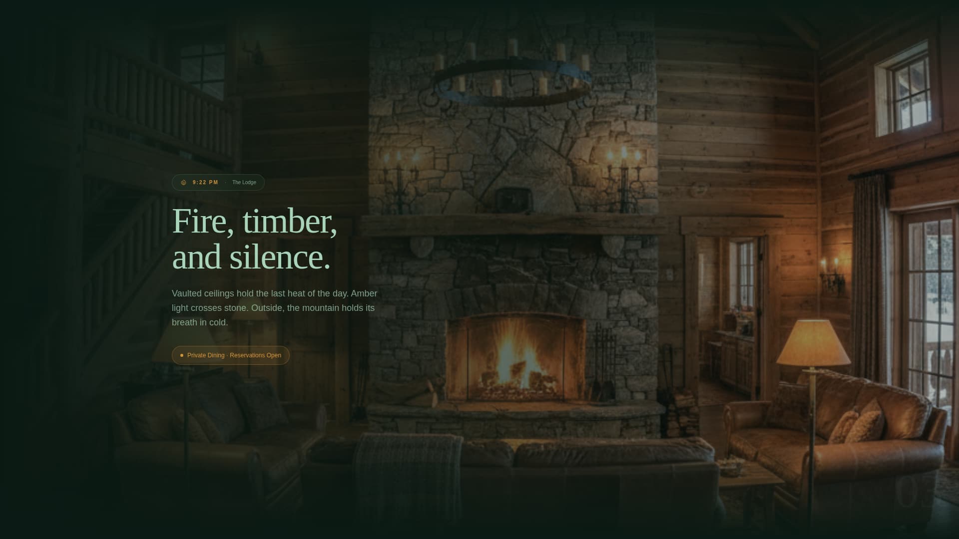 Summit - Immersive Resort Landing Page Template