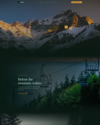 Summit - Immersive Resort Landing Page Template