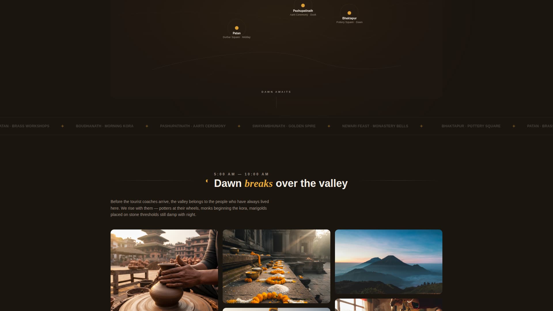 Mandala - Immersive Cultural Landing Page Template