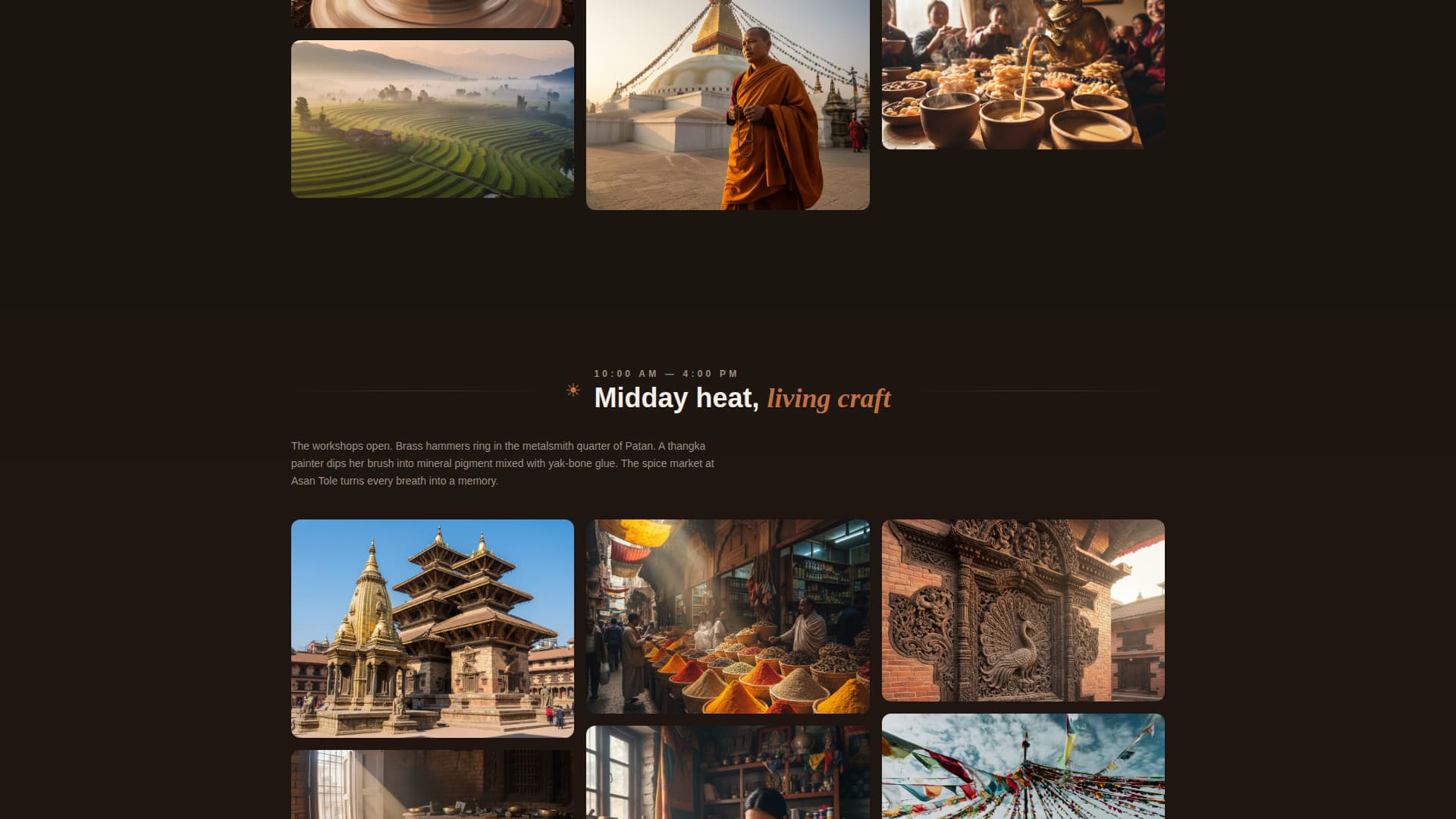 Mandala - Immersive Cultural Landing Page Template