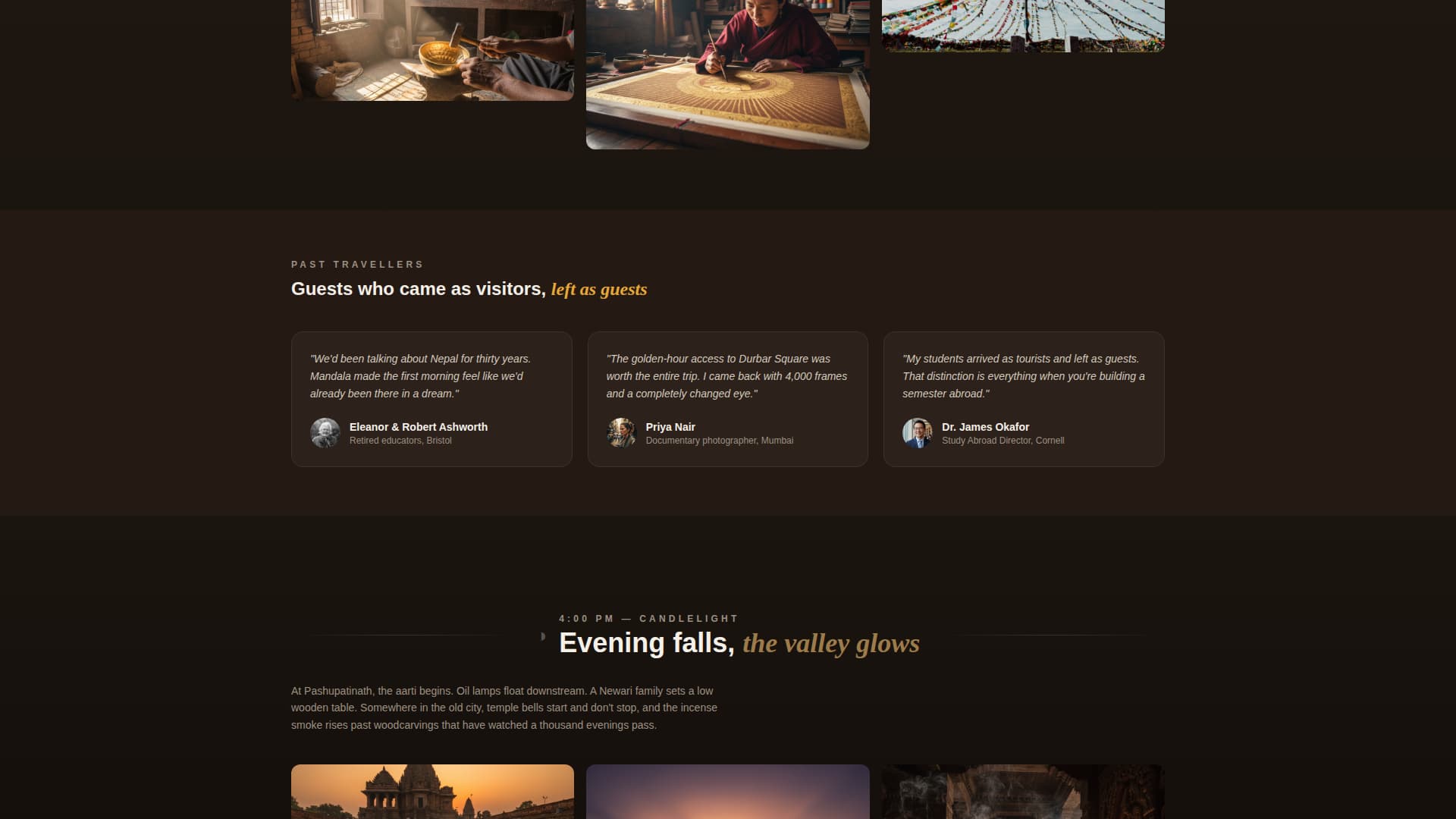 Mandala - Immersive Cultural Landing Page Template