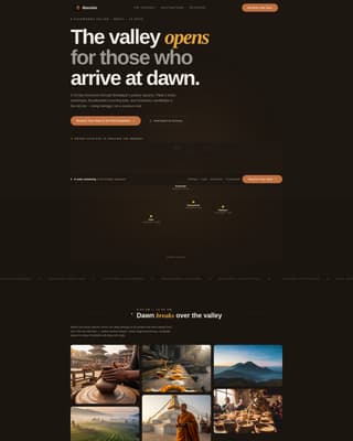 Mandala - Immersive Cultural Landing Page Template
