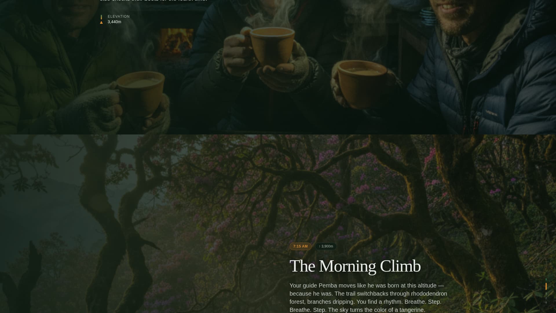 Ascent — Nepal Expedition Landing Page Template