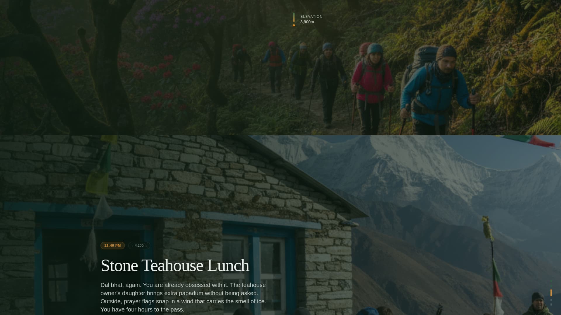 Ascent — Nepal Expedition Landing Page Template