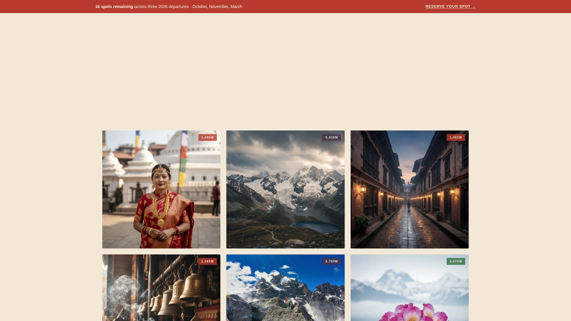 Frame — Photo Gallery Landing Page Template