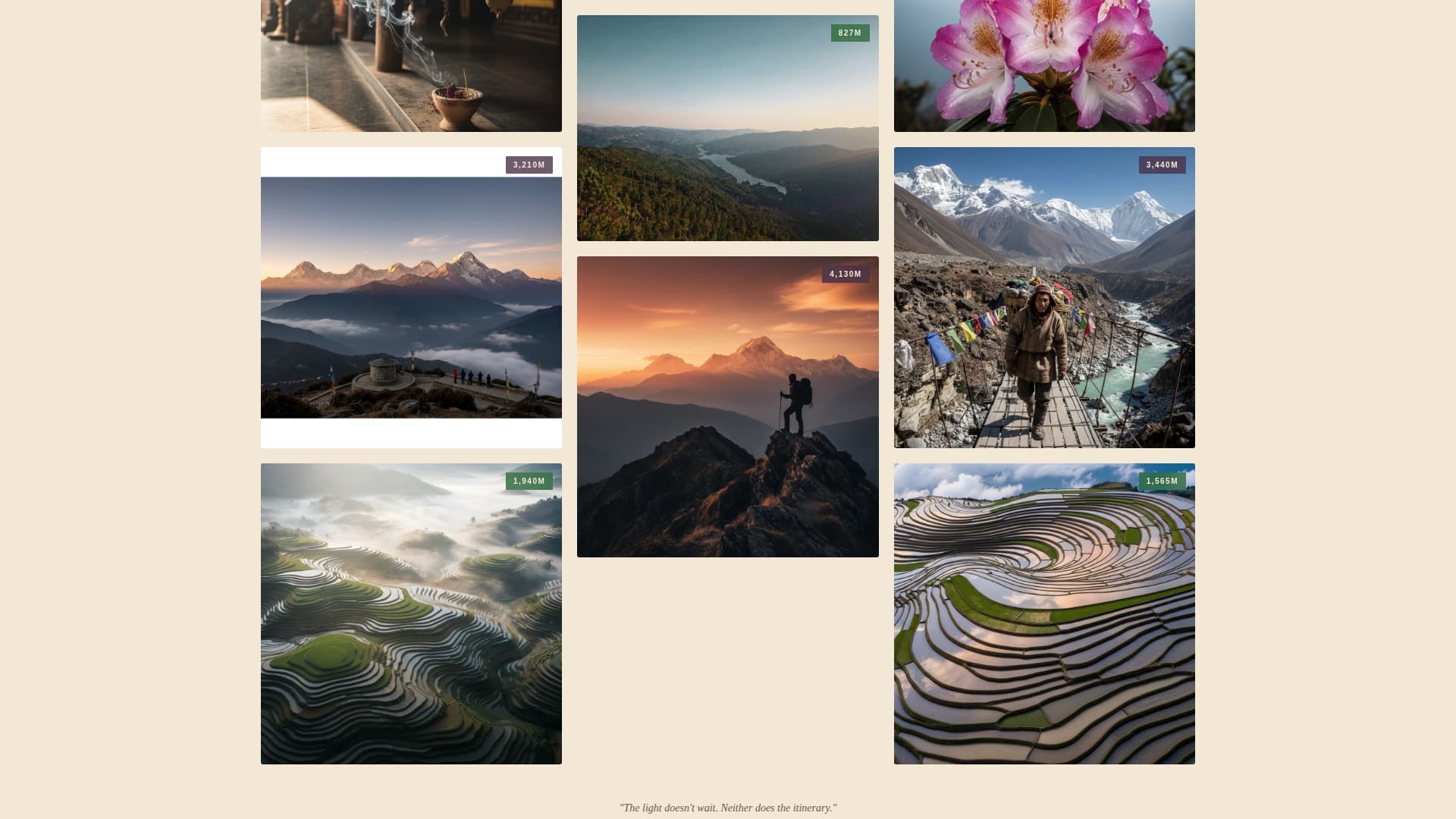 Frame — Photo Gallery Landing Page Template