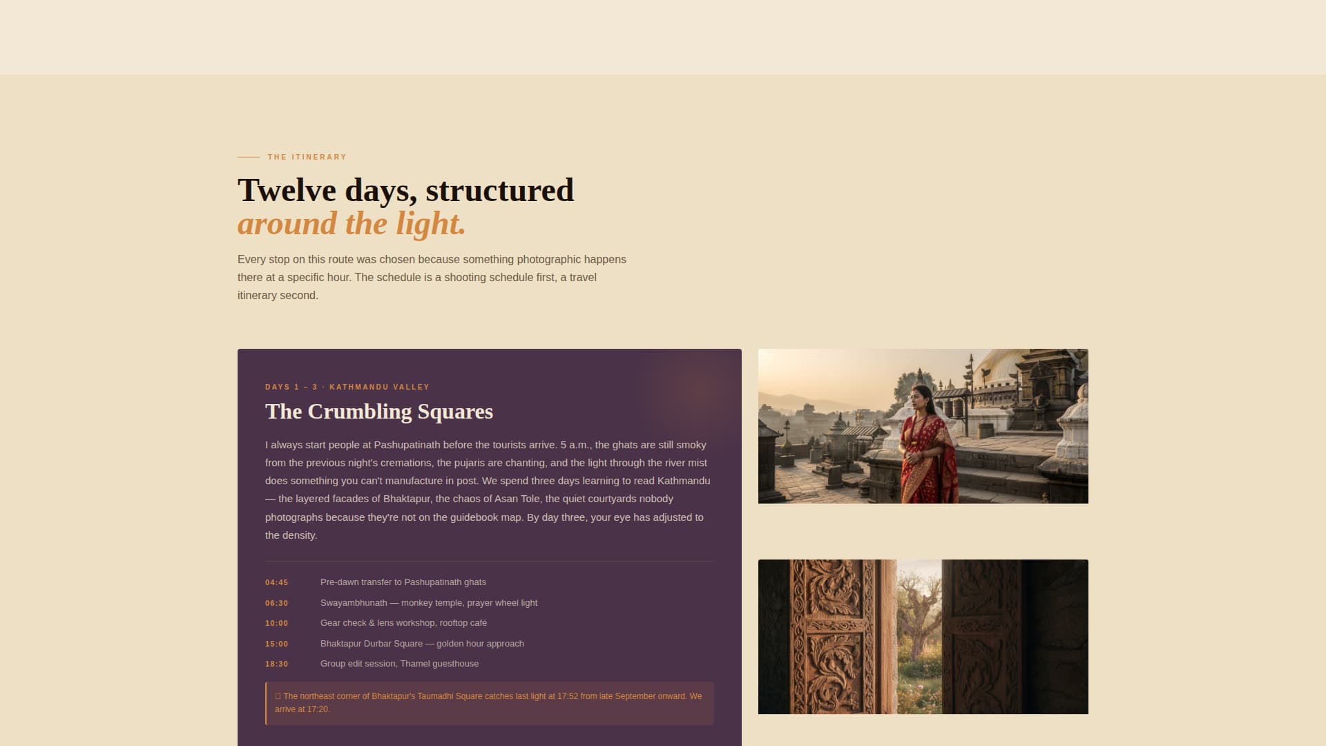Frame — Photo Gallery Landing Page Template