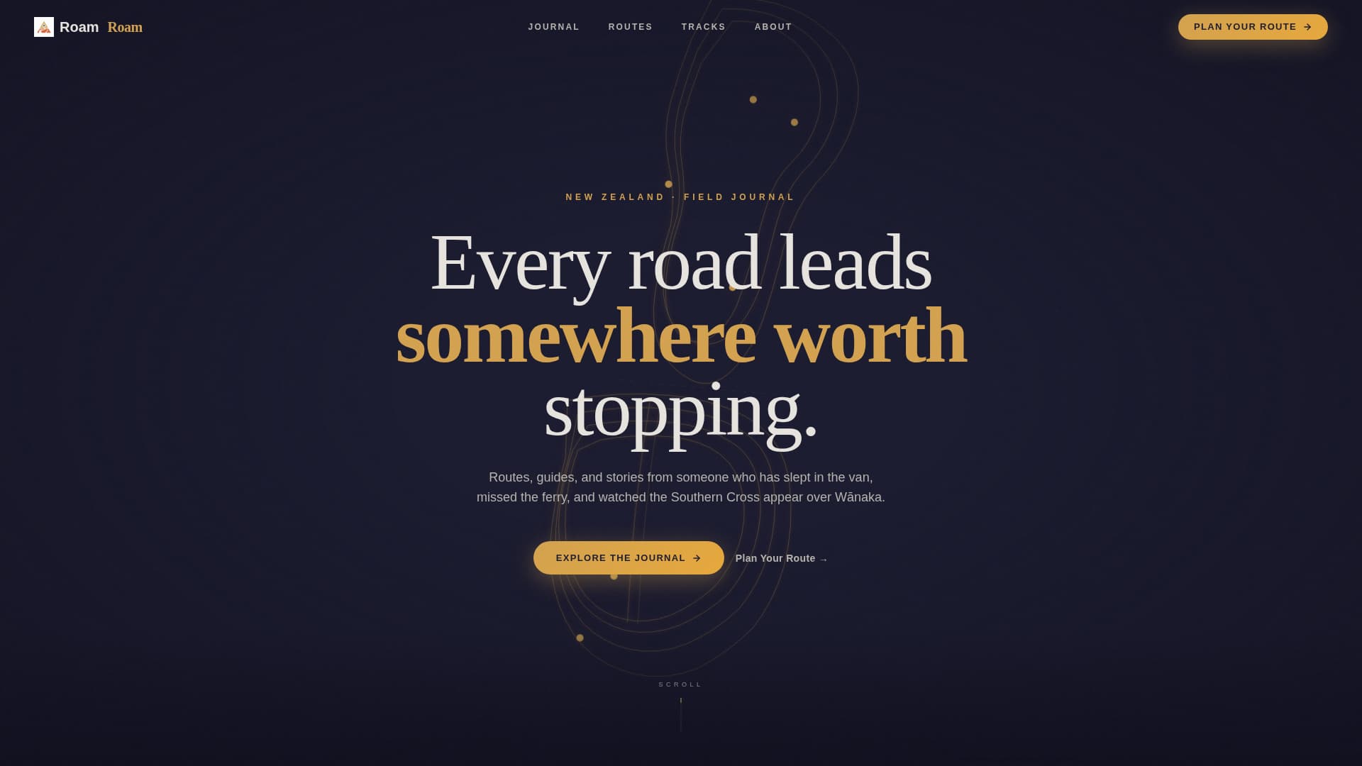 Wnaka - Cinematic Travel Landing Page Template