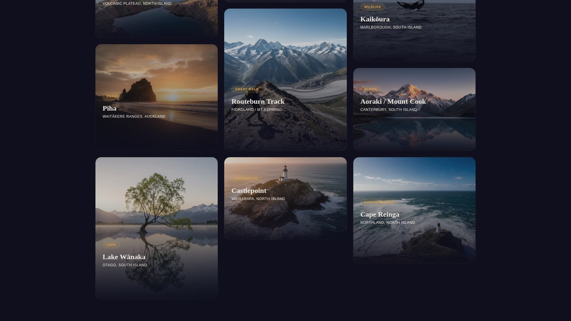 Wnaka - Cinematic Travel Landing Page Template