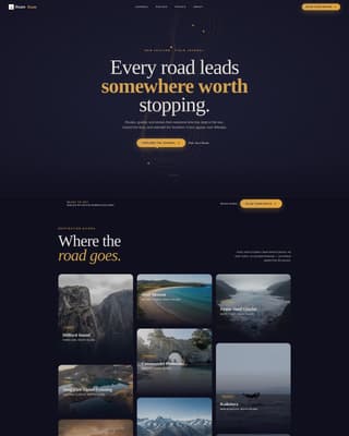 Wnaka - Cinematic Travel Landing Page Template