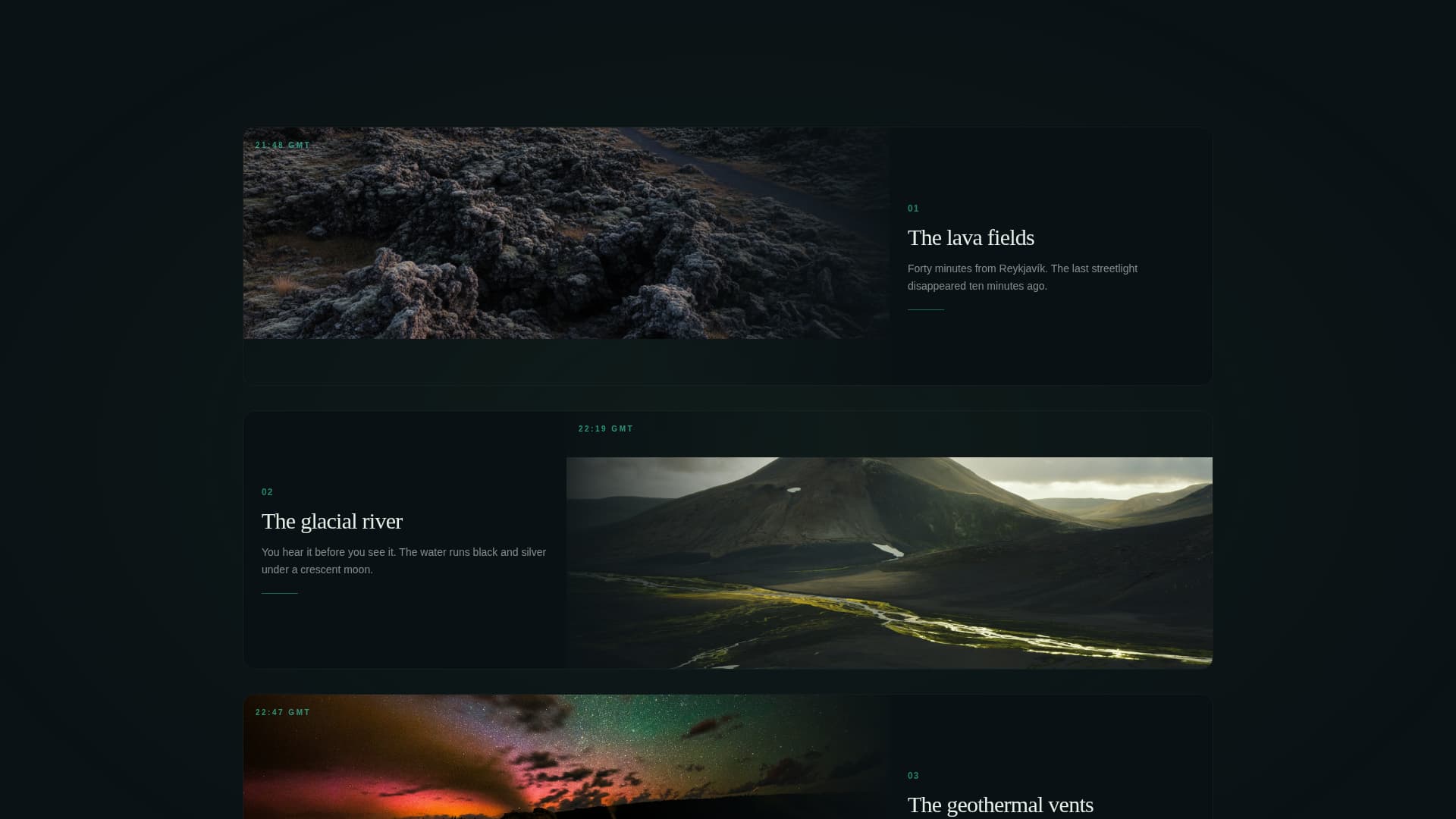 Aurora - Immersive Northernlights Landing Page Template