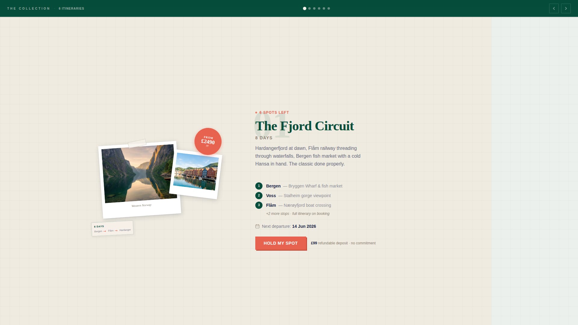Fjord - Captivating Norway Landing Page Template