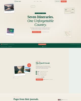 Fjord - Captivating Norway Landing Page Template