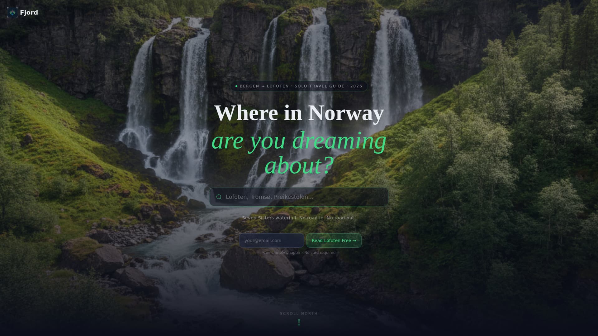 Fjord - Immersive Norway Landing Page Template