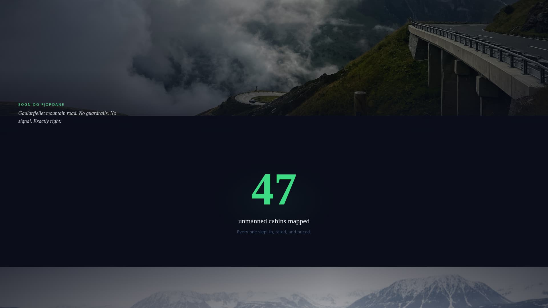 Fjord - Immersive Norway Landing Page Template