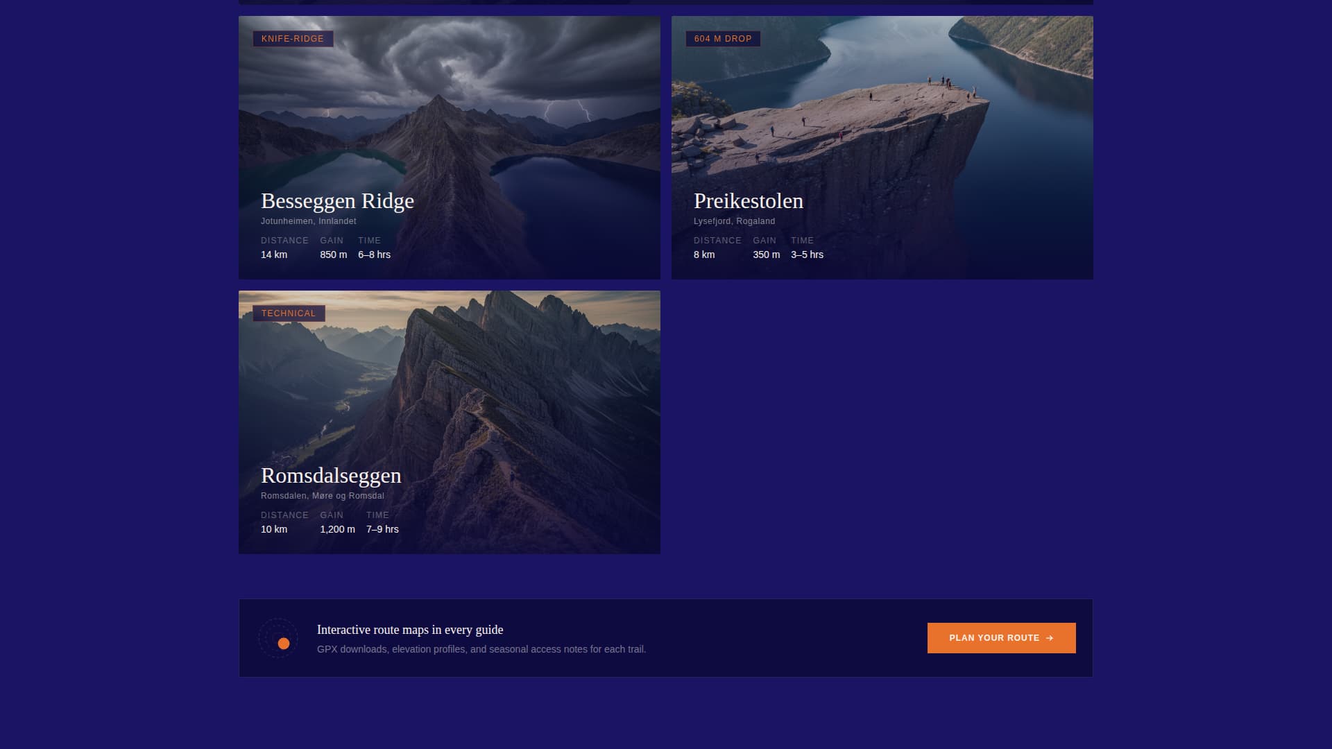 Fjord - Breathtaking Norway Landing Page Template