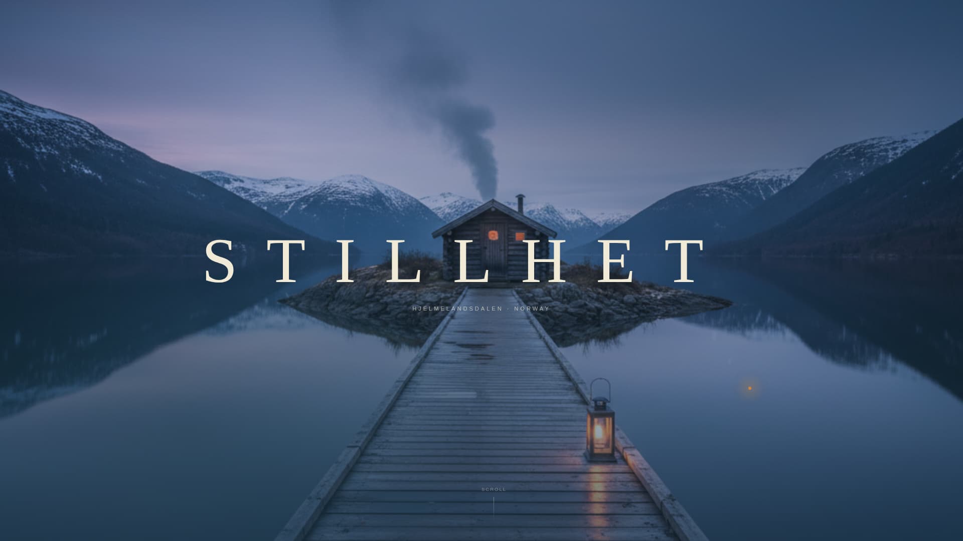 Stillhet - Immersive Wellness Landing Page Template