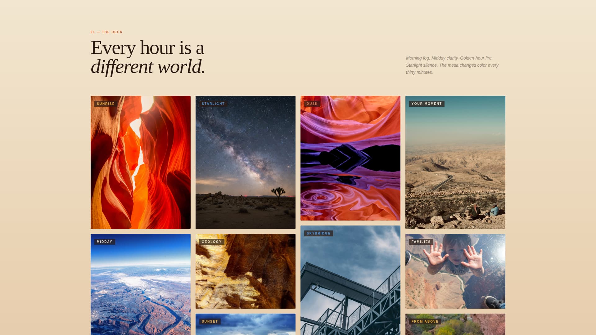 Summit - Breathtaking Observation Deck Landing Page Template