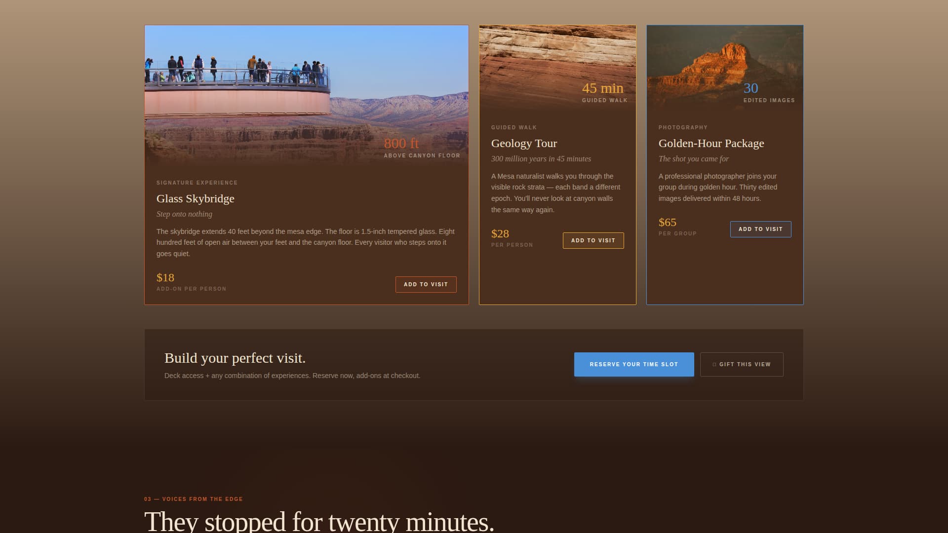 Summit - Breathtaking Observation Deck Landing Page Template