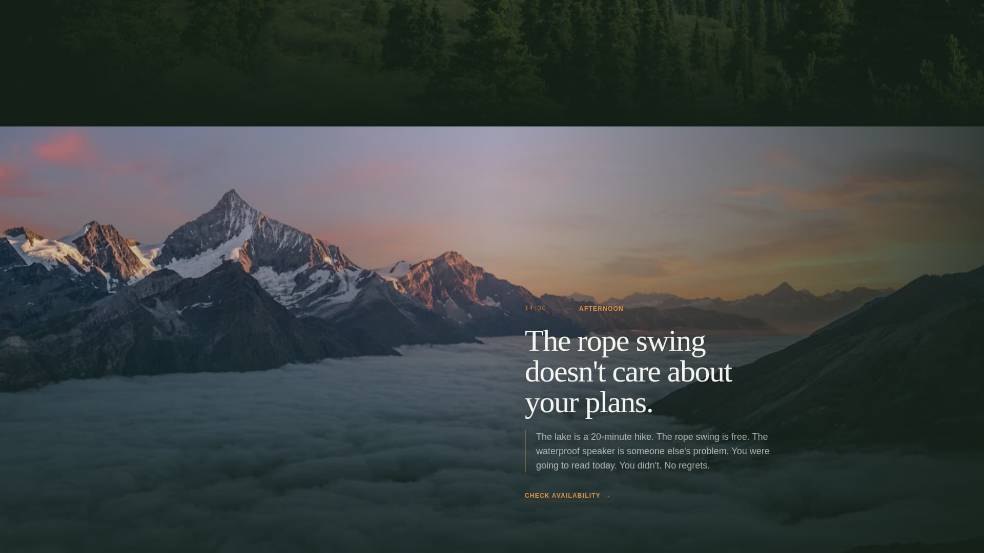 Basecamp - Adventurous Hostel Landing Page Template