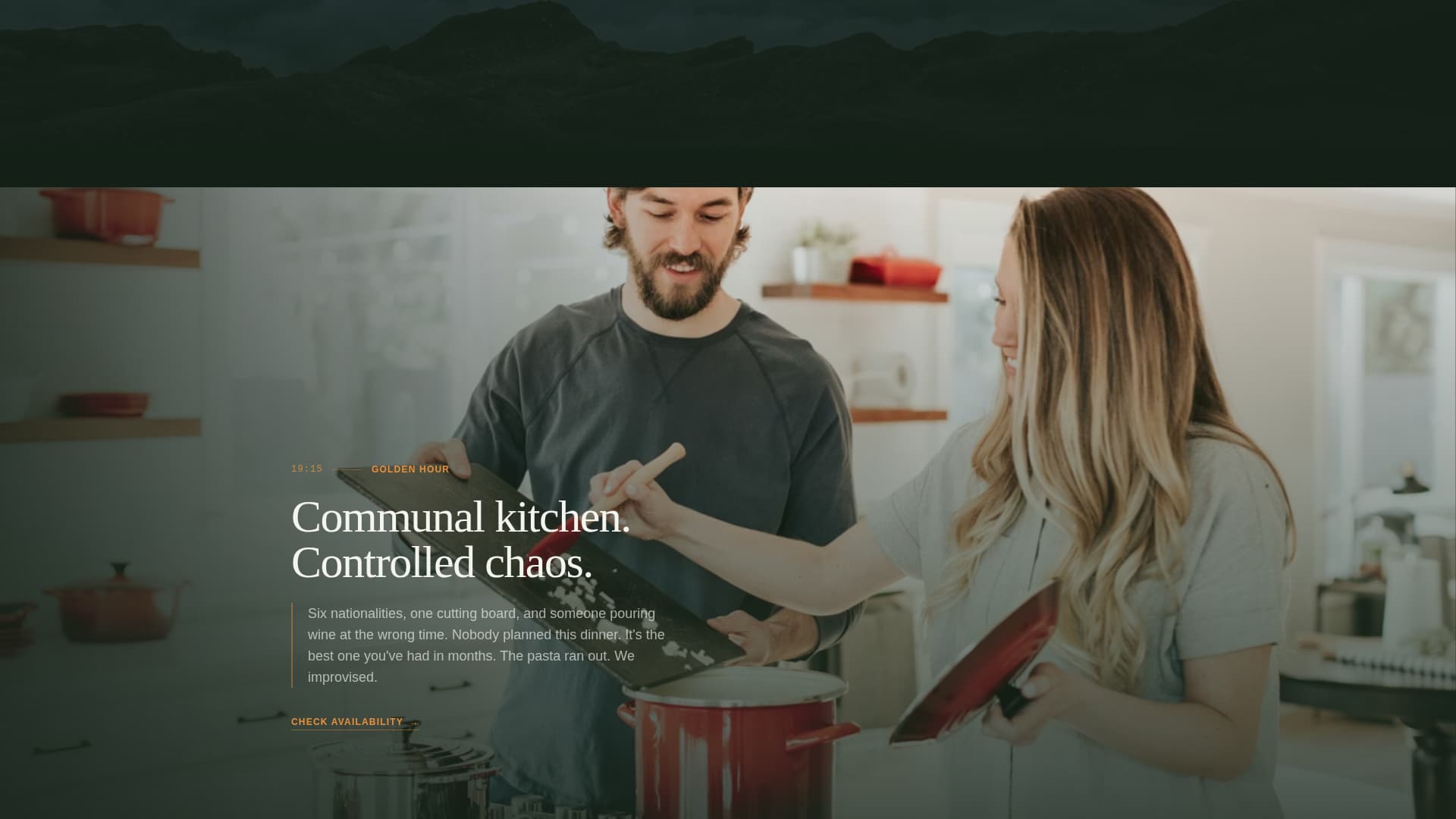 Basecamp - Adventurous Hostel Landing Page Template