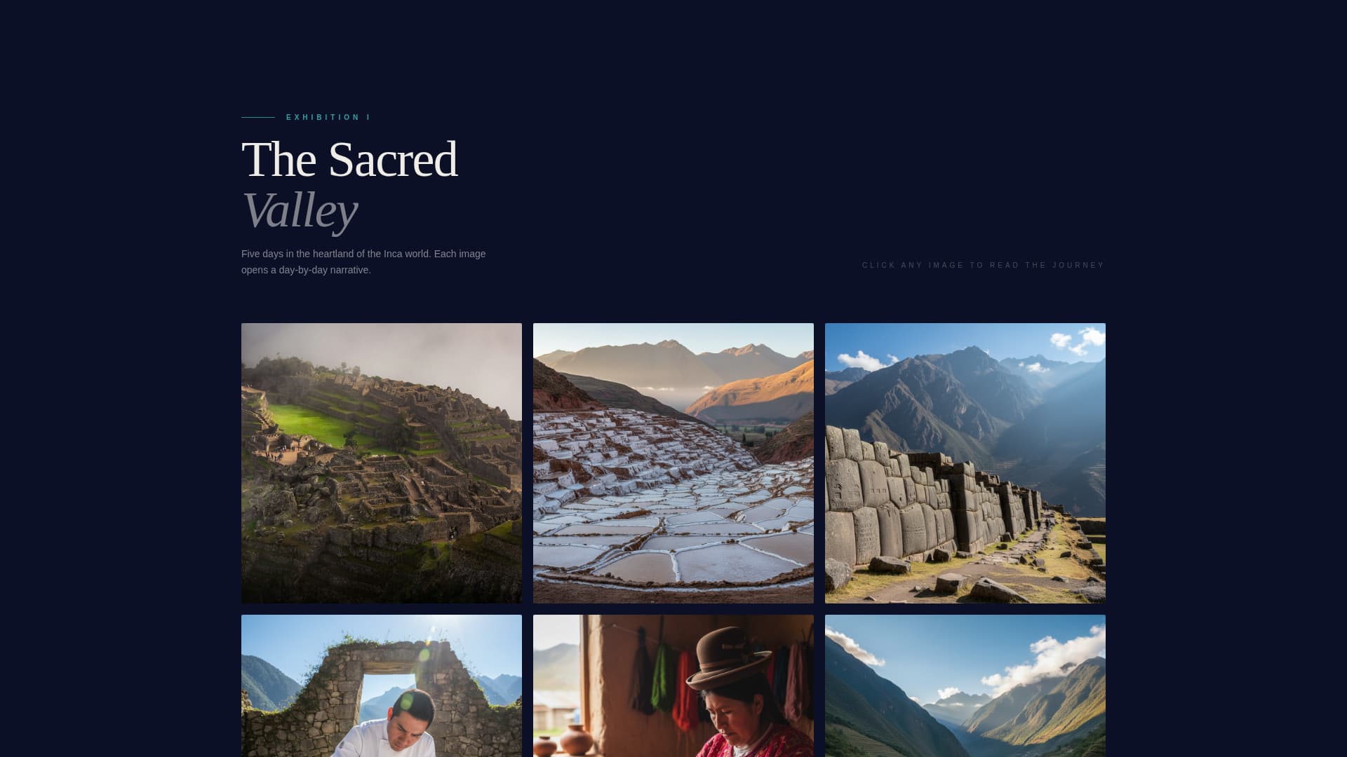 Wayra - Immersive Peru Landing Page Template
