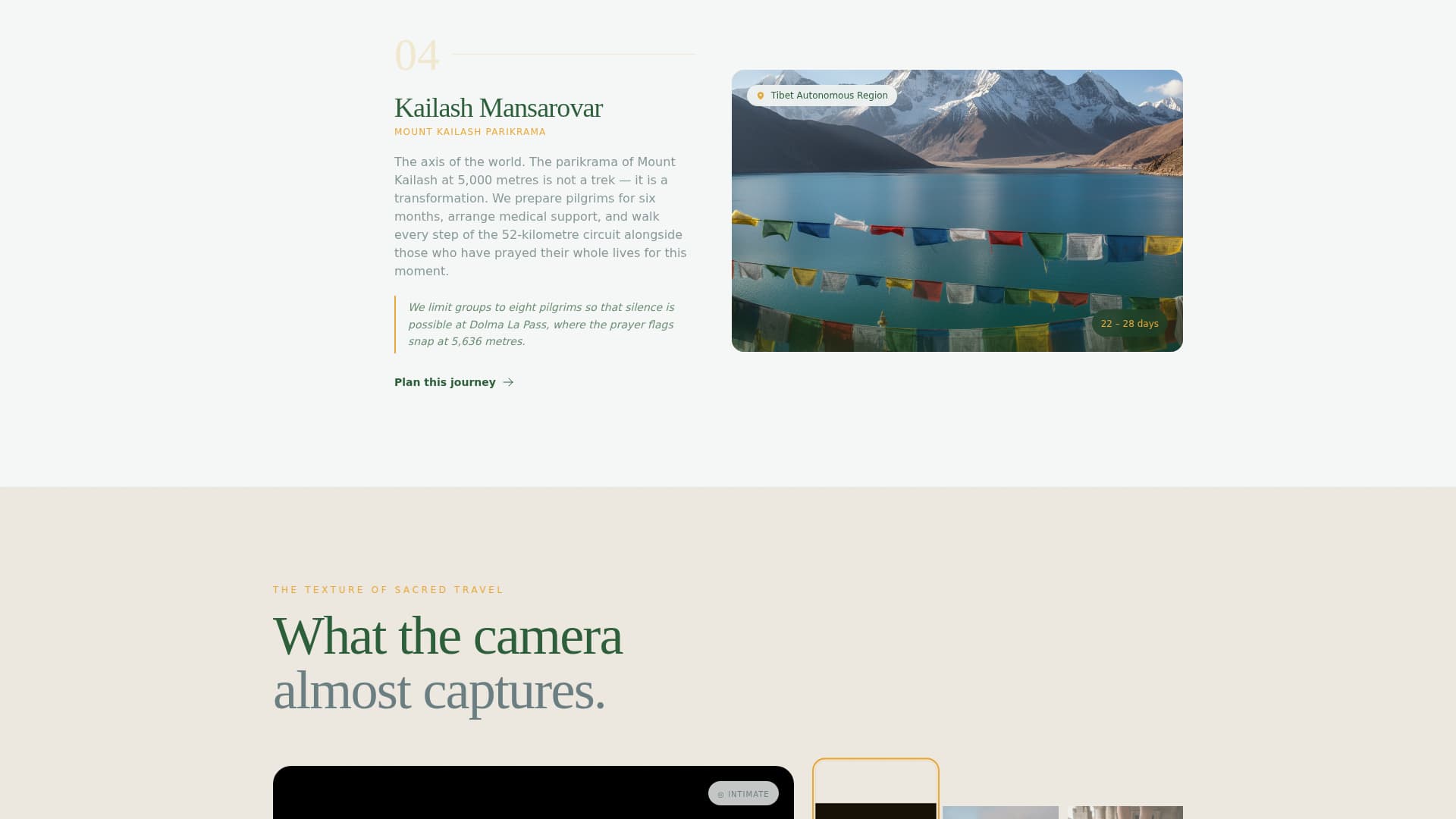 Yatra - Sacred Pilgrimage Landing Page Template