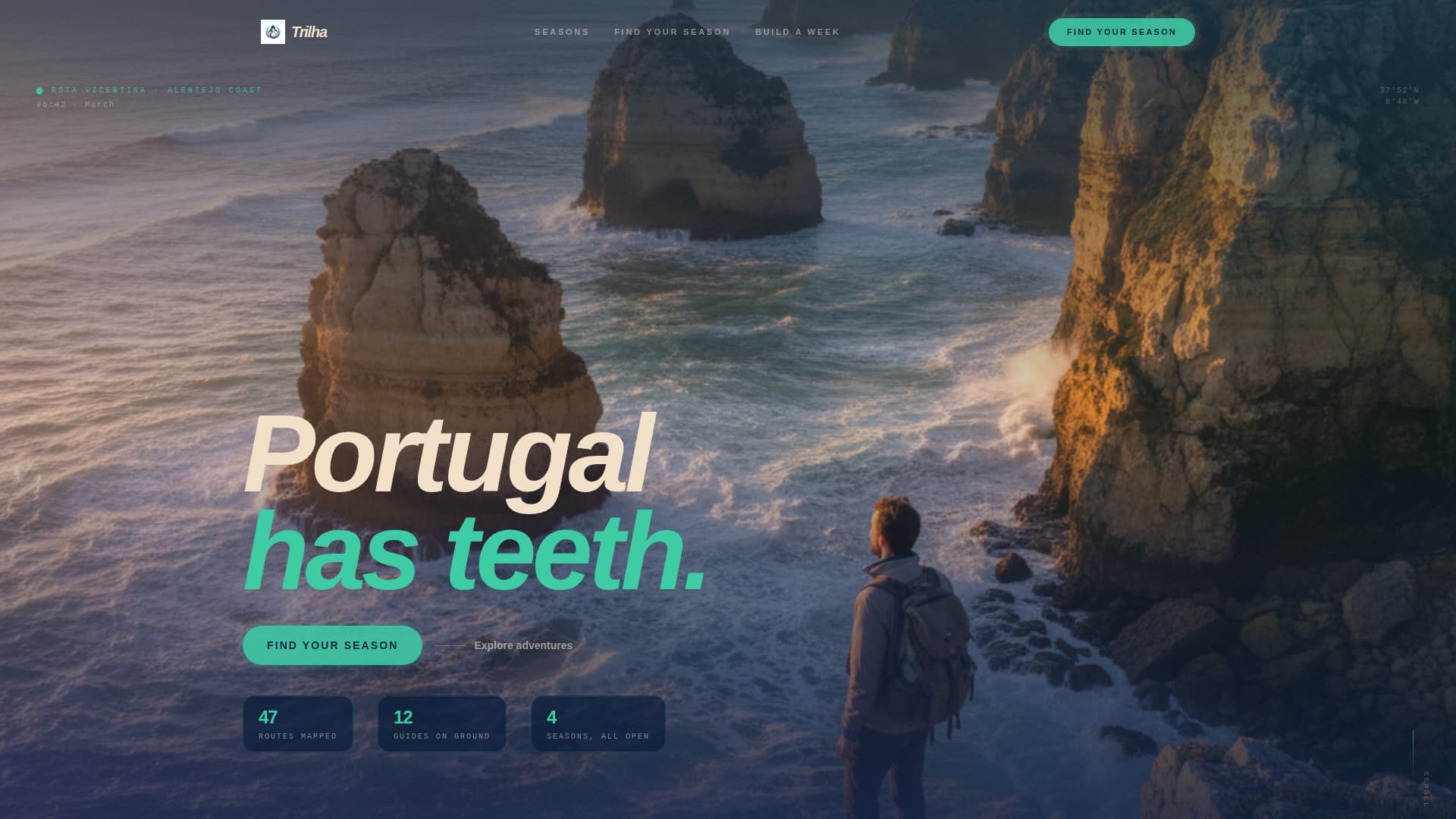 Trilha - Breathtaking Adventure Landing Page Template