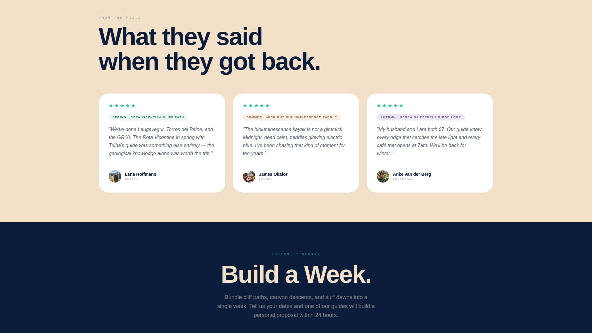 Trilha - Breathtaking Adventure Landing Page Template