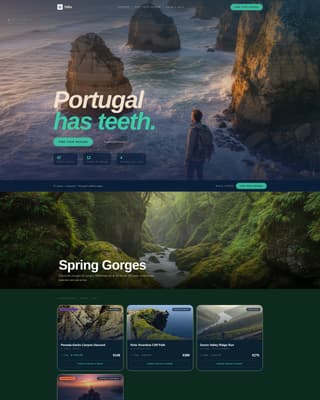 Portugal Travel Specialist Booking Website Template