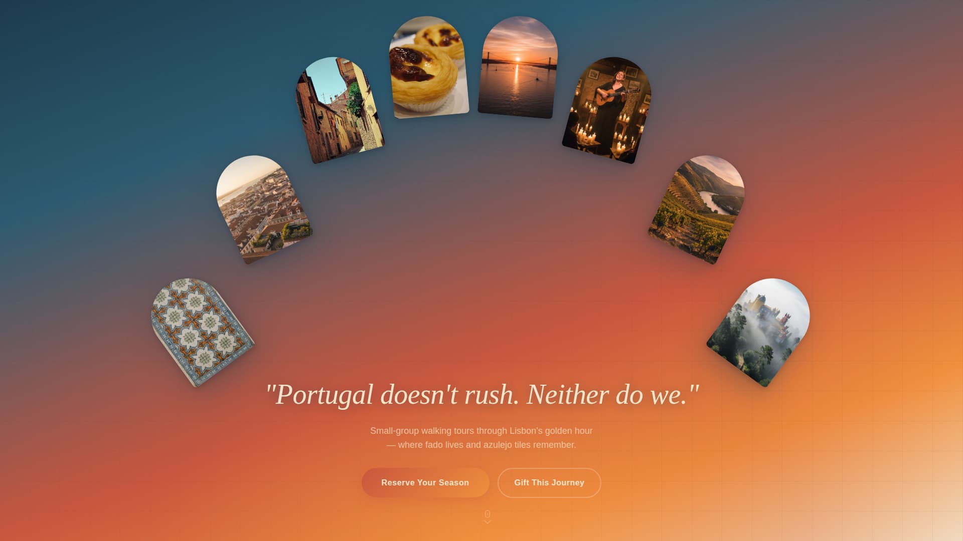 Fado - Immersive Cultural Landing Page Template