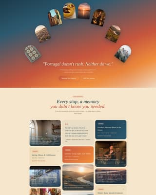 Portugal Travel Booking Website Template