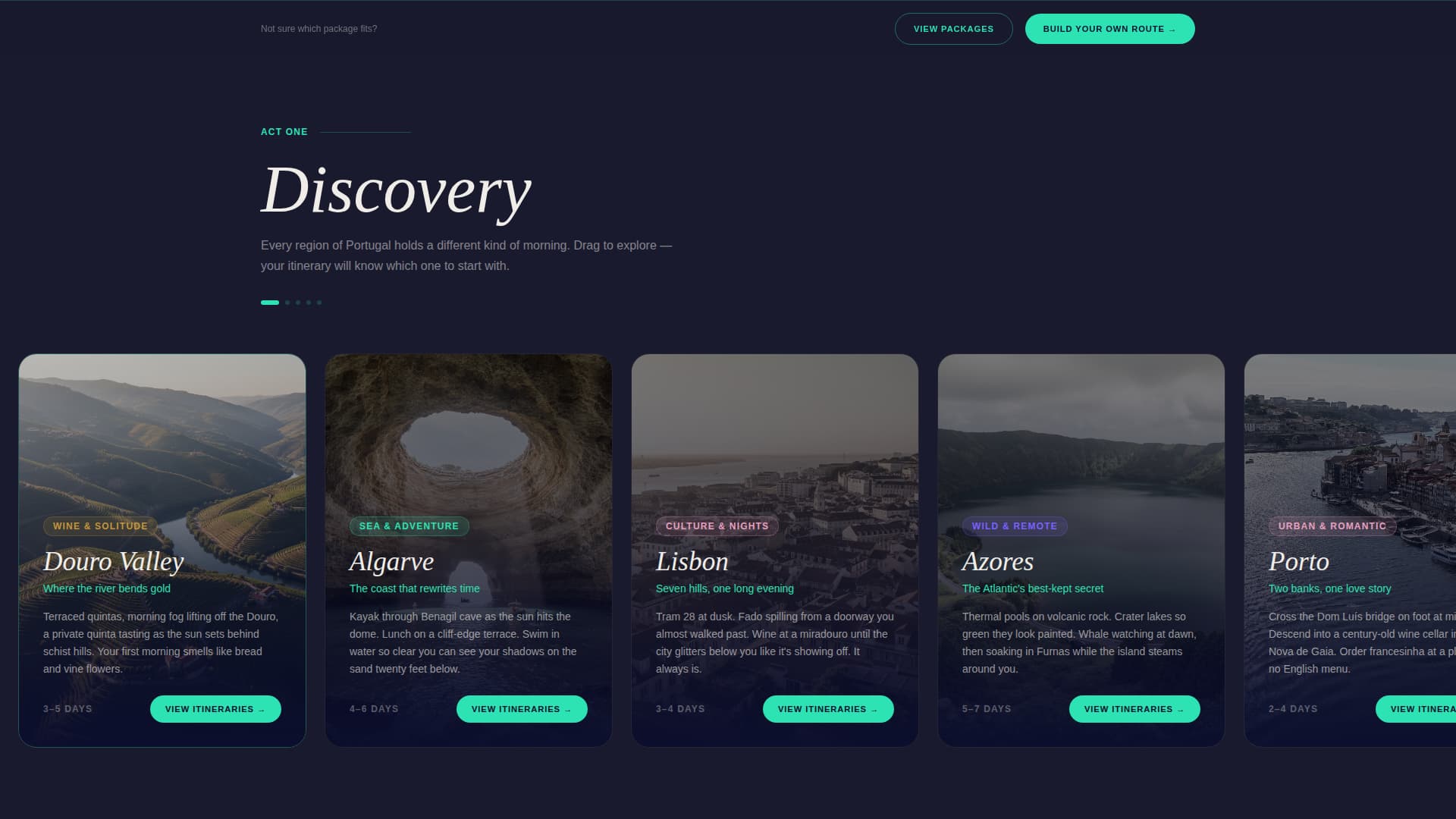 Lua - Cinematic Honeymoon Landing Page Template